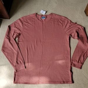 NWT J Crew Factory Men's L Terra Cotta L/S Shirt